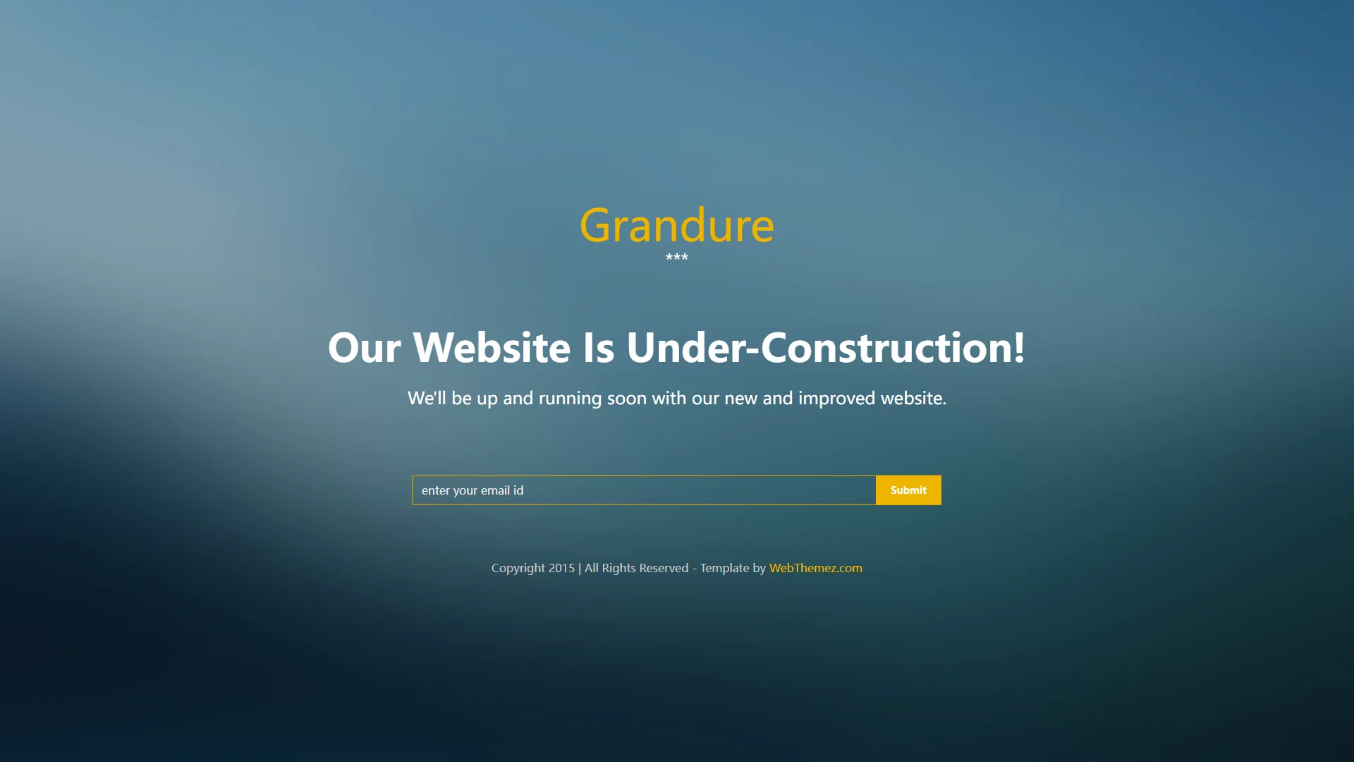 grandure-bootstrap-free-coming-soon-template