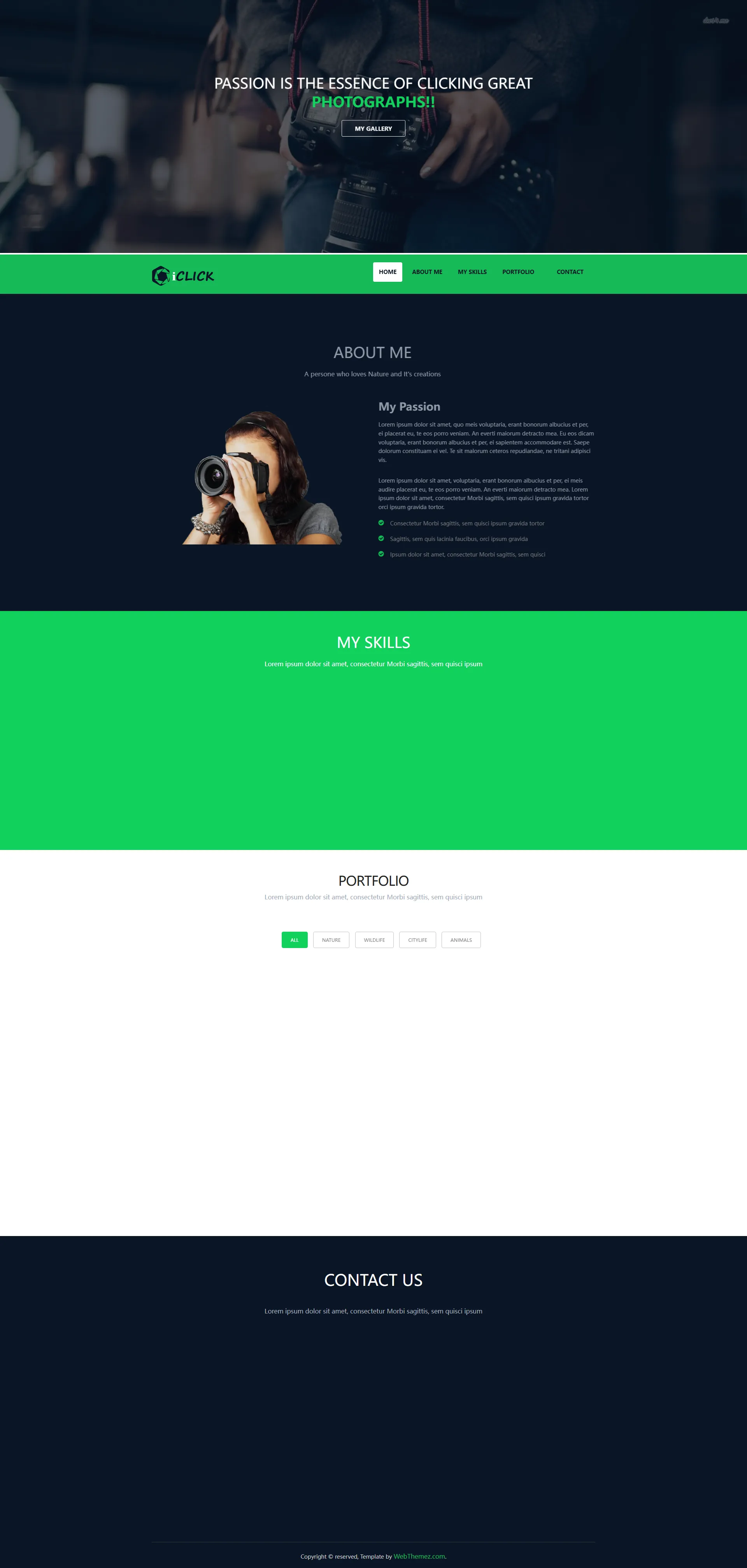 iclick-photography-bootstrap-free-website-template