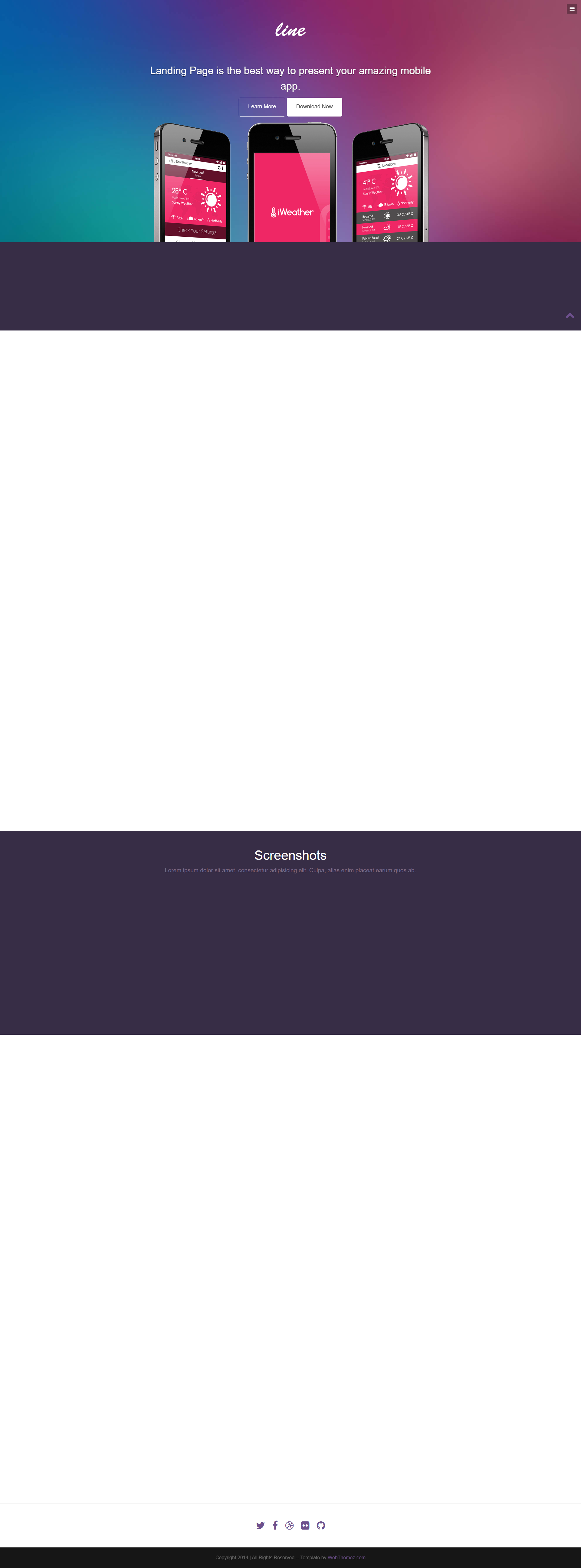 line-free-app-landing-page-responsive-web-template