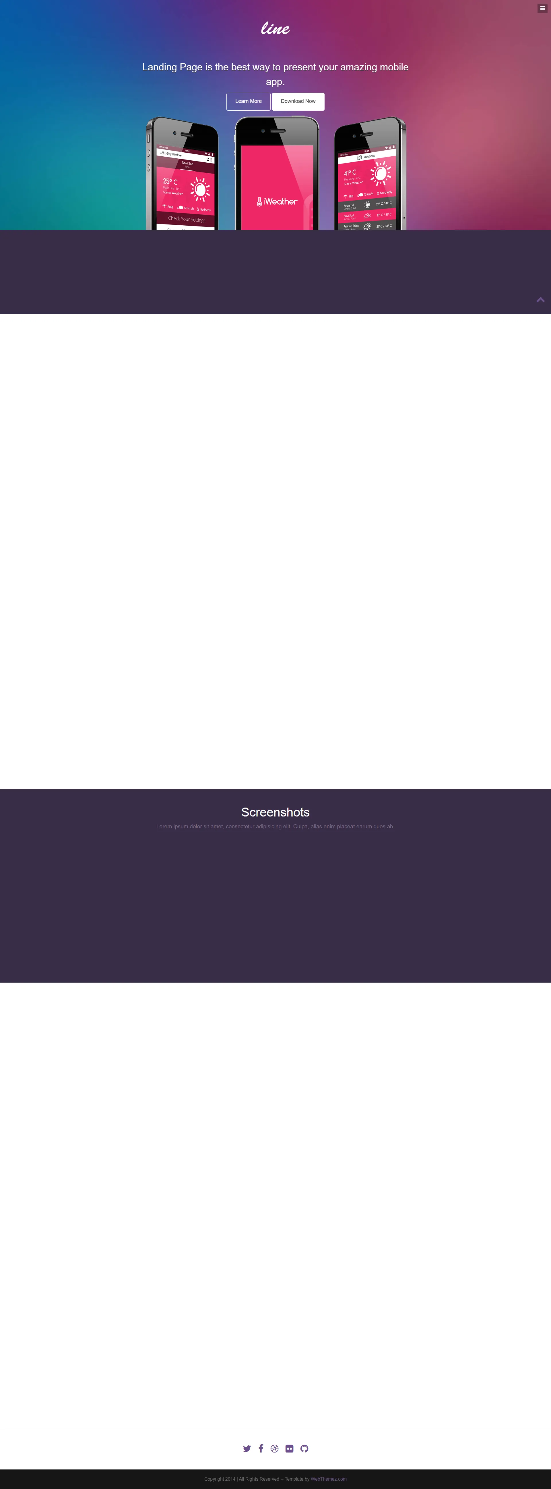 line-free-app-landing-page-responsive-web-template