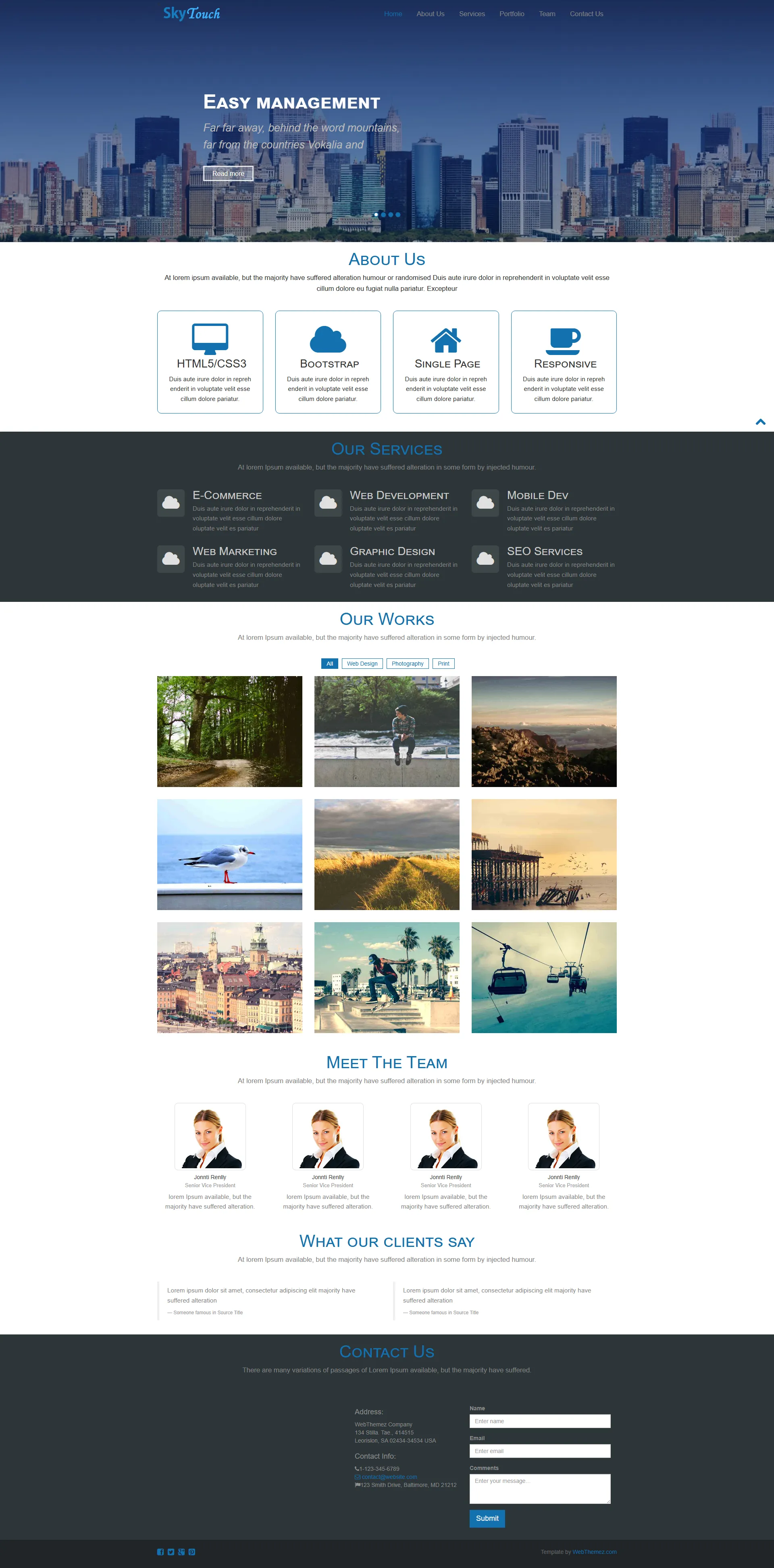 skytouch-onepage-bootstrap-responsive-web-template