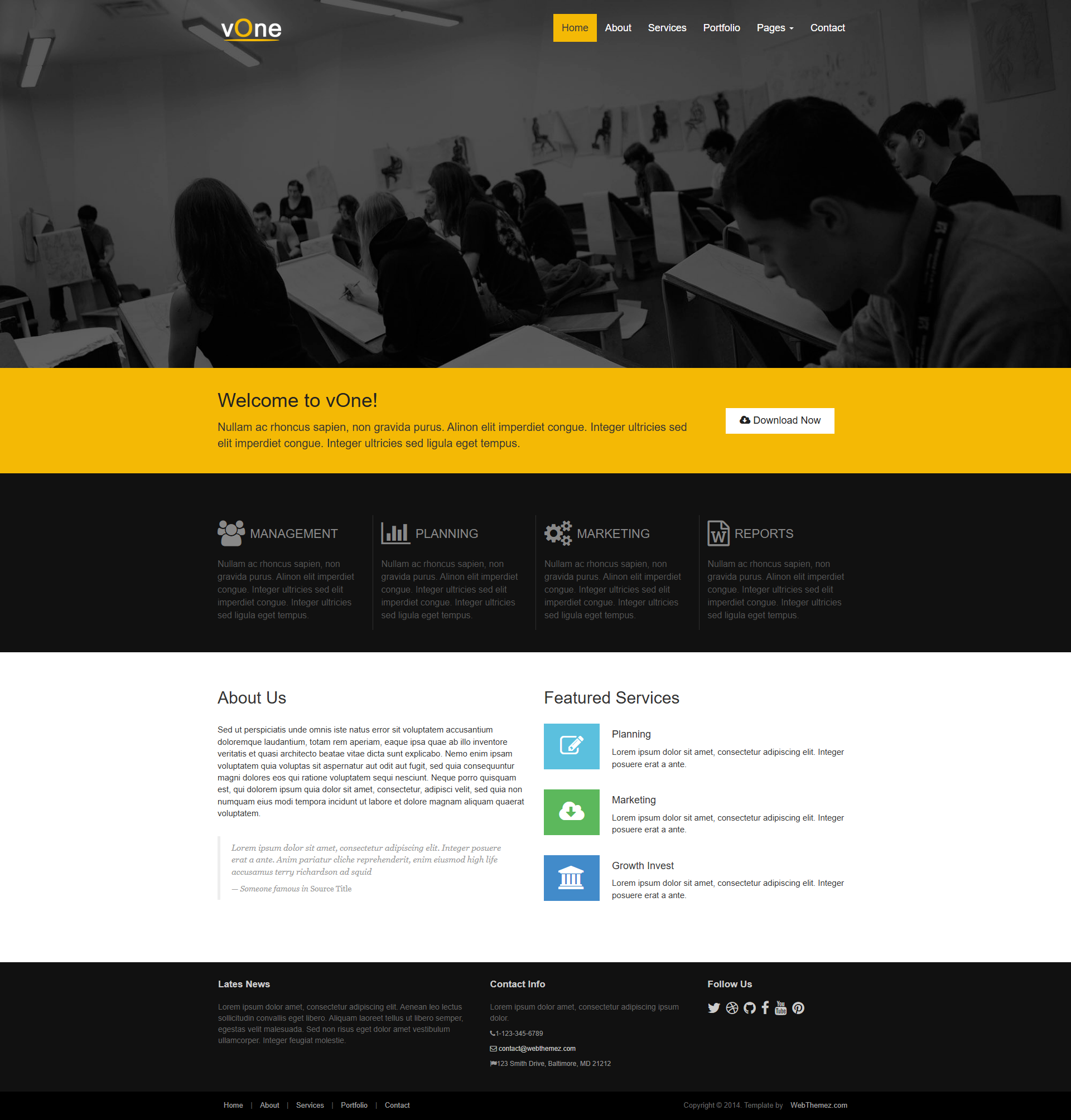 vone-free-business-html5-responsive-website