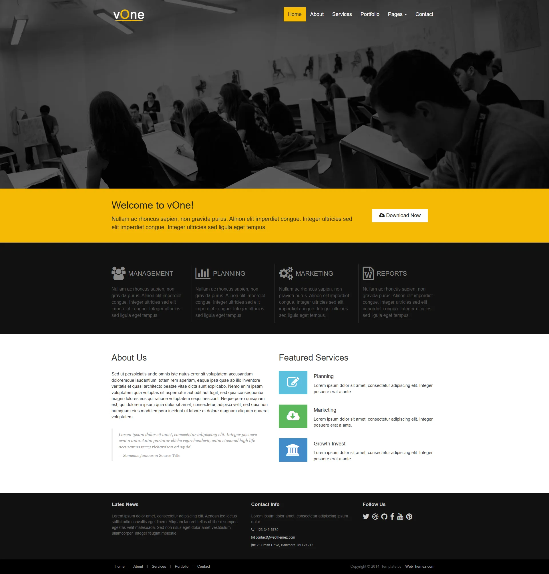 vone-free-business-html5-responsive-website