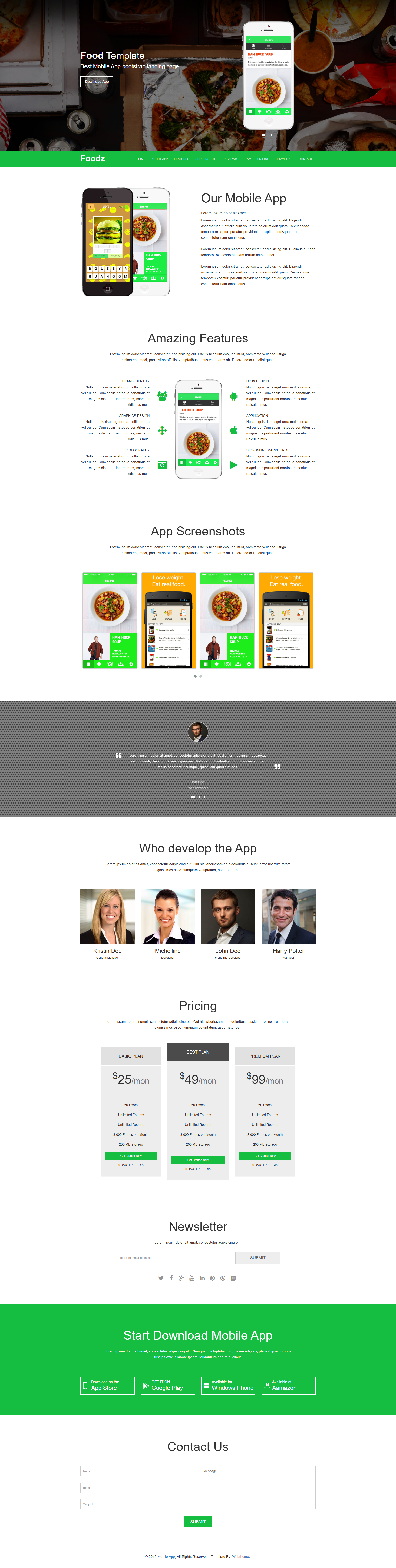 foodz-mobile-app-bootstrap-landing-page