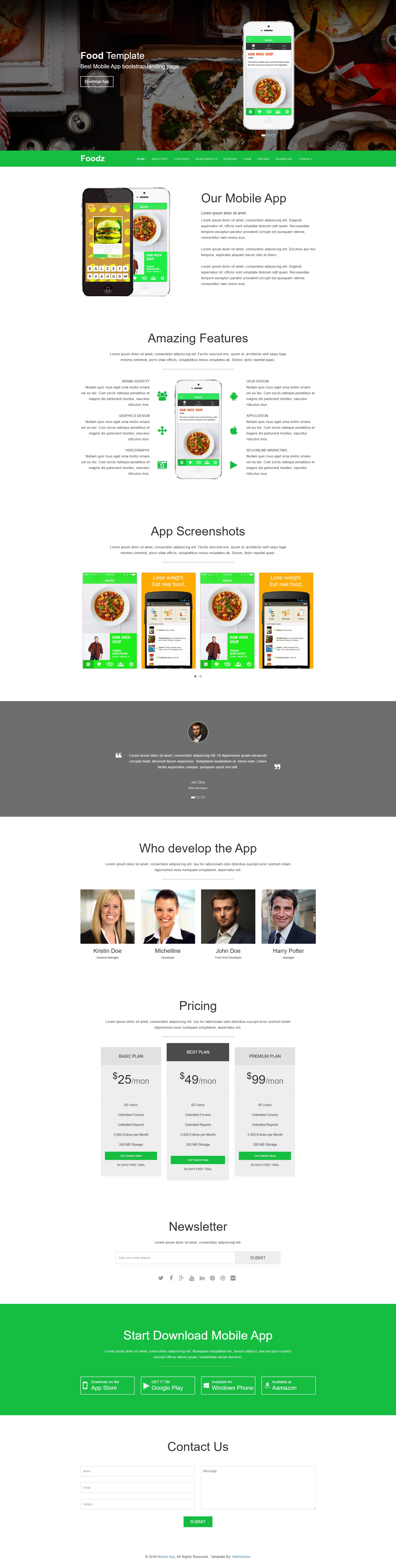 foodz-mobile-app-bootstrap-landing-page