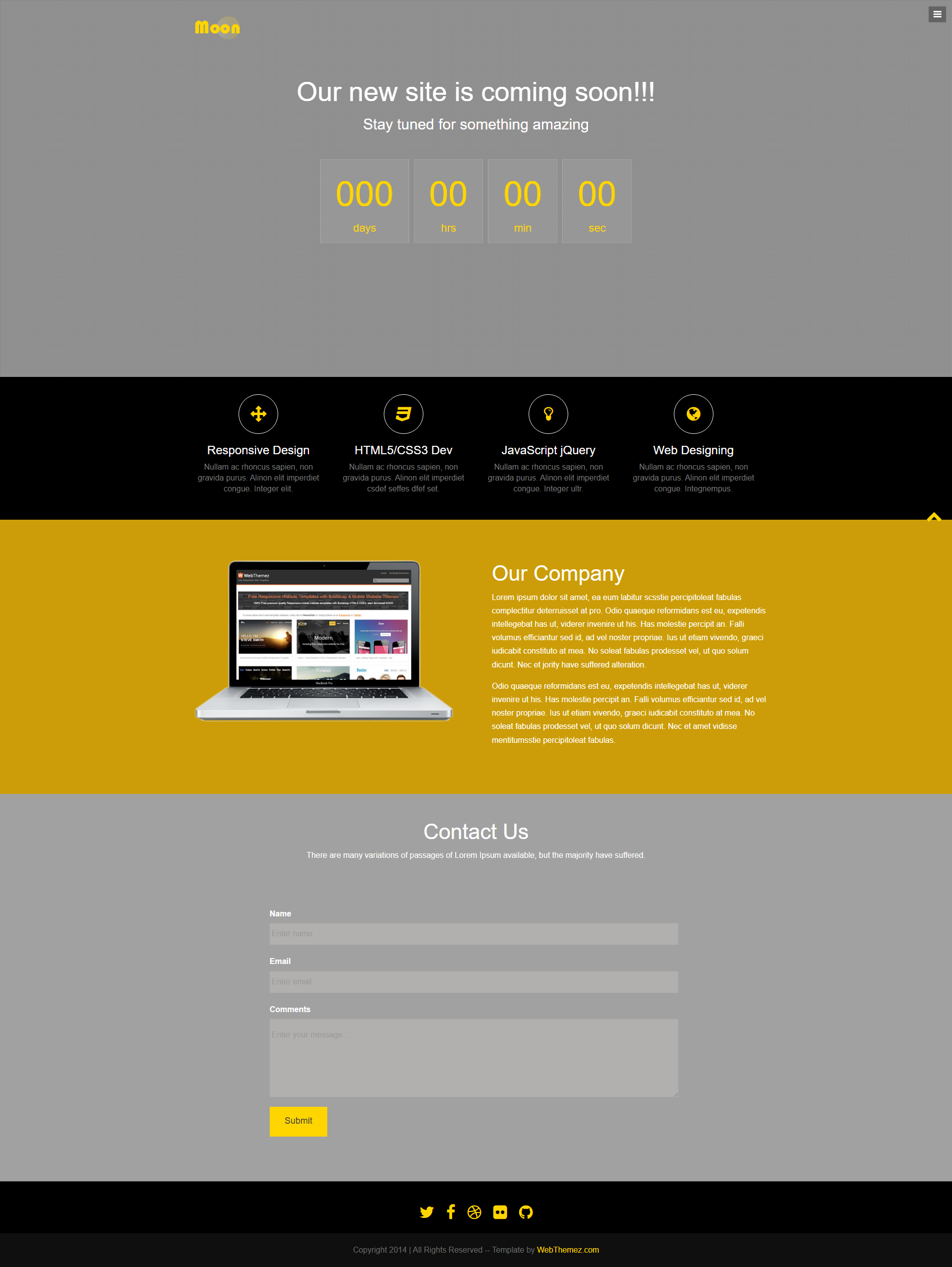 moon-free-bootstrap-coming-soon-template