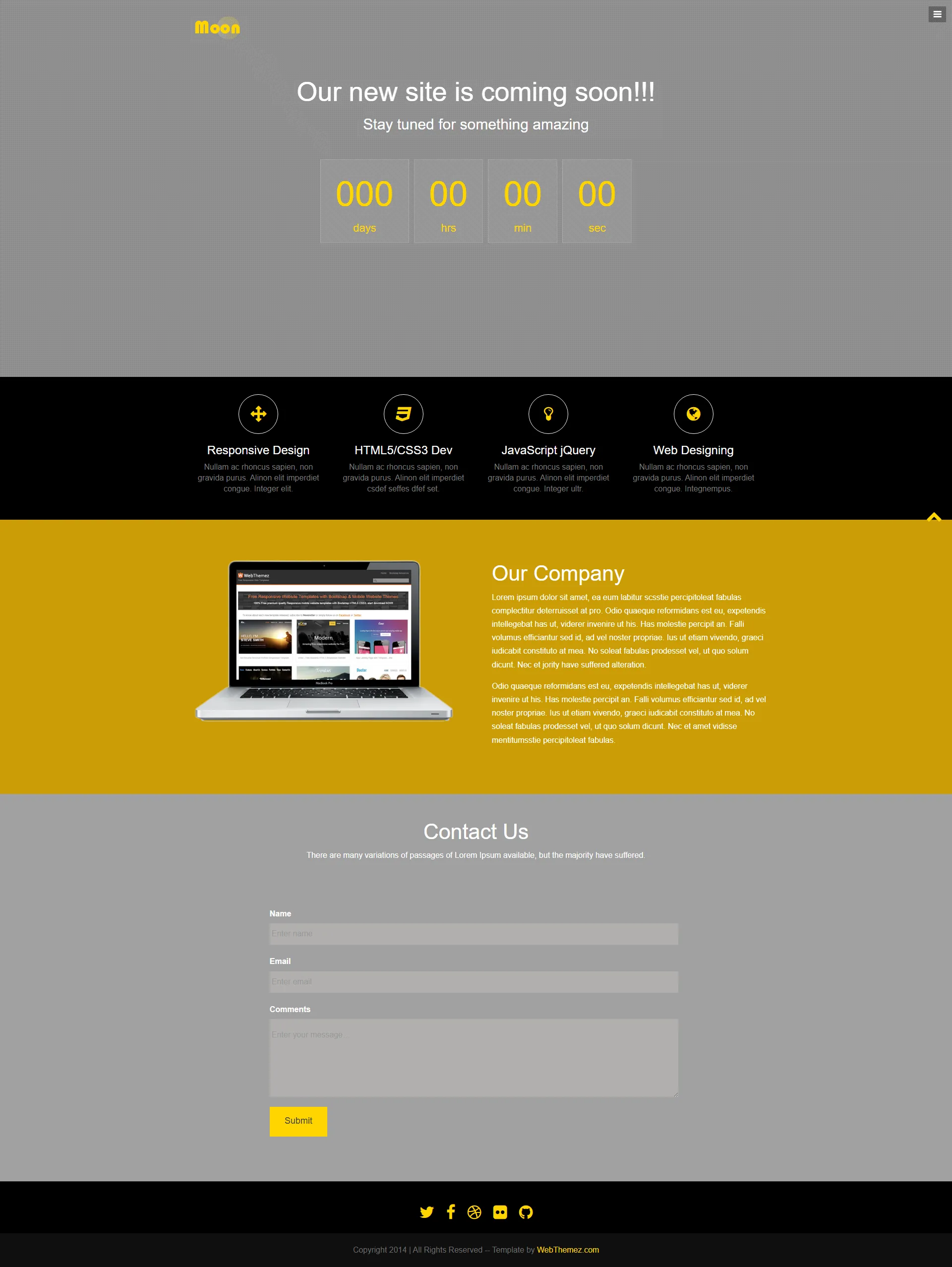 moon-free-bootstrap-coming-soon-template