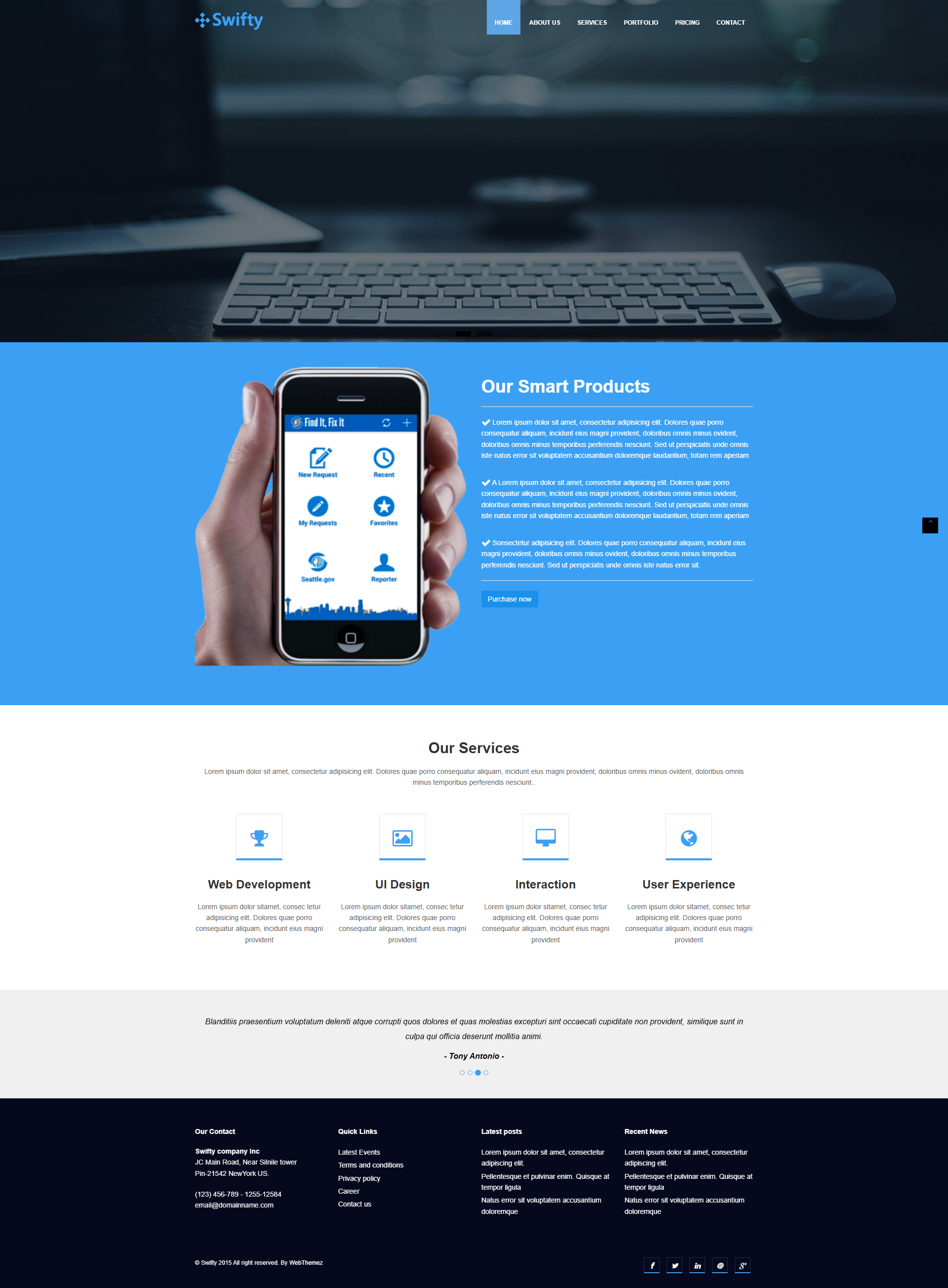 swifty-business-html5-website-template