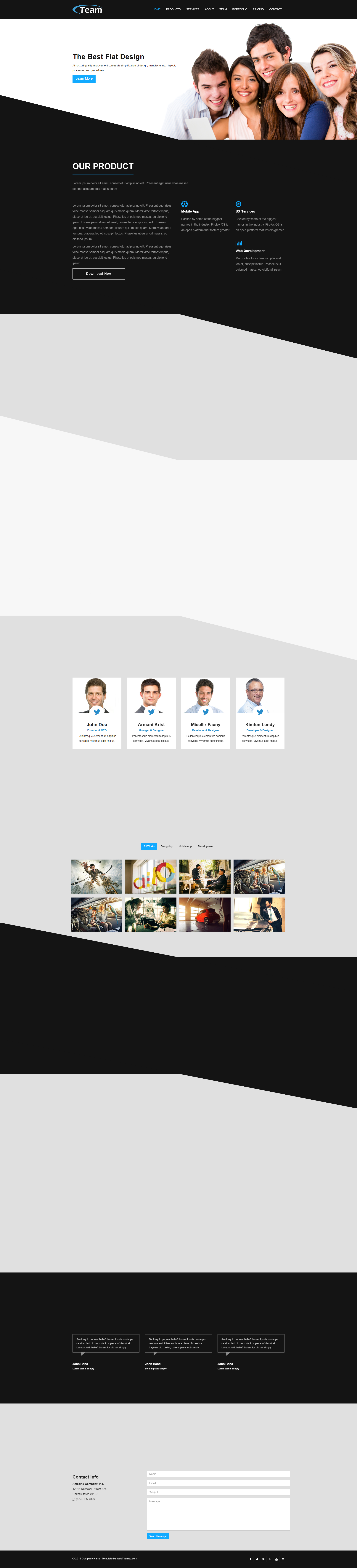 team-business-flat-bootstrap-html5-template