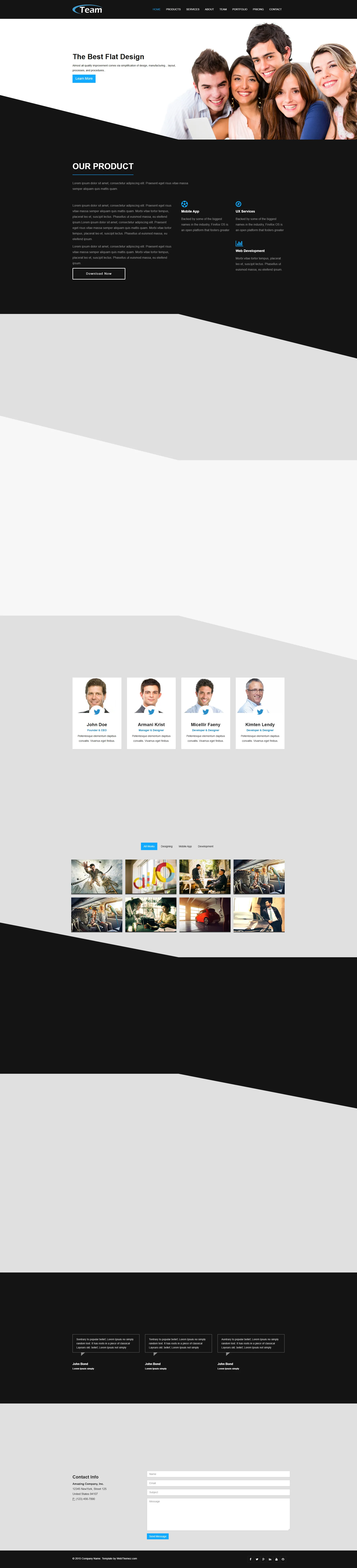team-business-flat-bootstrap-html5-template