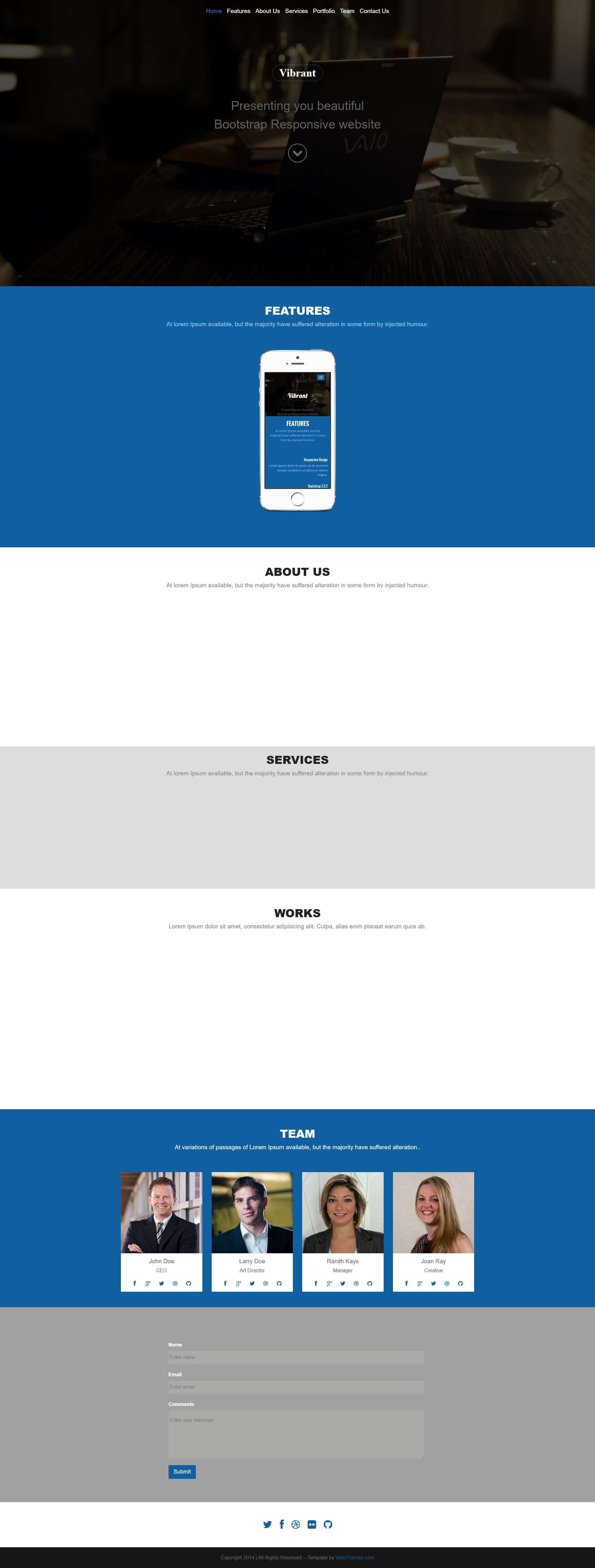 vibrant-corporate-bootstrap-responsive-website-template