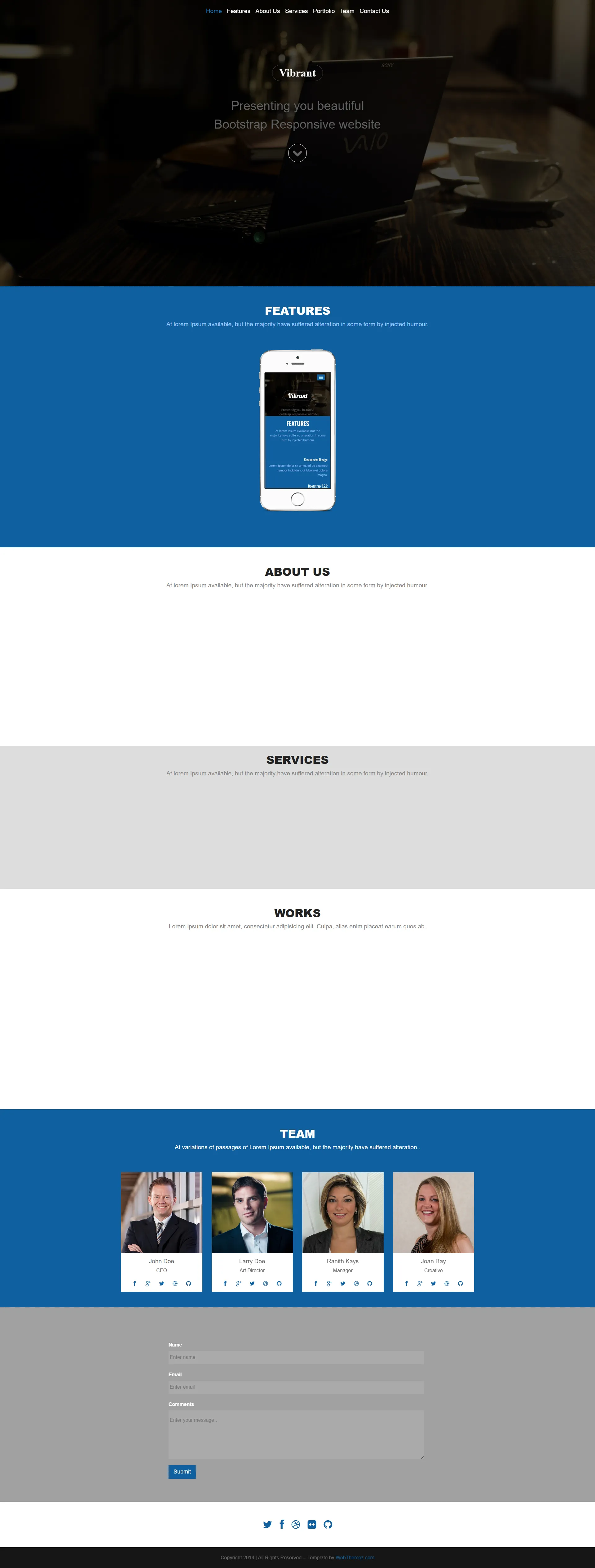 vibrant-corporate-bootstrap-responsive-website-template